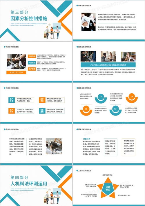 人机料法环测的分析5m1e分析法动态ppt模板下载 熊猫办公